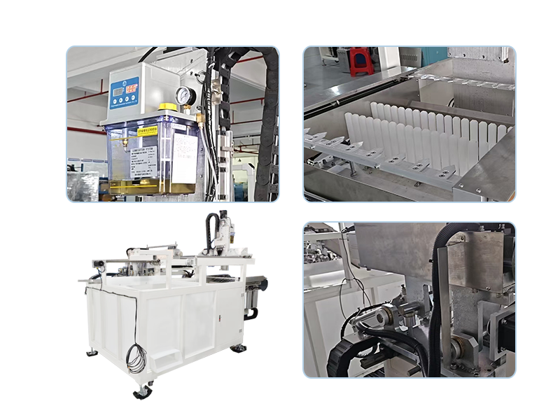 衣架自动甩胶机：提升植绒前处置惩罚效率的要害自动化装备